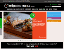 Tablet Screenshot of boutique.voir.ca